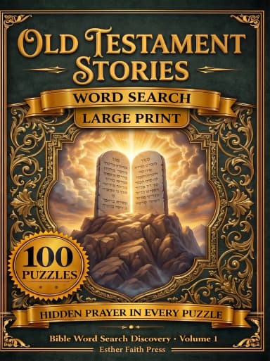 Old Testament Stories Word Search — Volume 1 cover